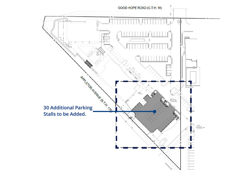 SEC of Appleton Avenue & Good Hope Road, Menomonee Falls, WI à louer - Photo du bâtiment - Image 3 de 5