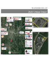 2620 S Main St, Waterbury, CT - Aérien  Vue de la carte