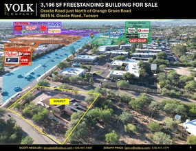 6615 N Oracle Rd, Tucson, AZ - AÉRIEN  Vue de la carte - Image1