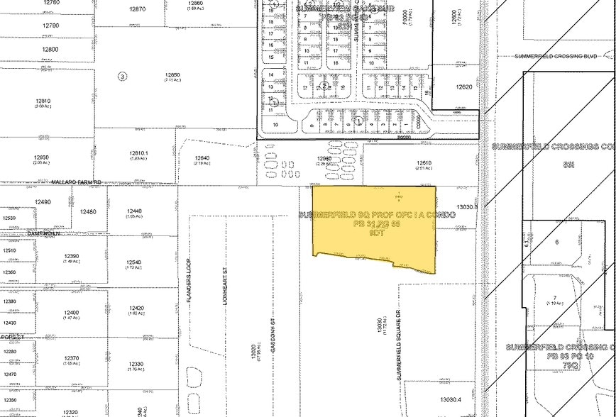 13043-13045 Summerfield Sq, Riverview, FL for sale - Plat Map - Image 2 of 18