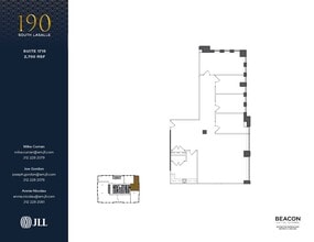 190 S La Salle St, Chicago, IL for lease Floor Plan- Image 1 of 1