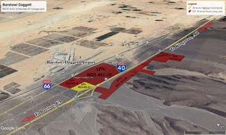 Plus de détails pour Interstate 40 and Hidden Springs Road -, Daggett, CA - Terrain à vendre