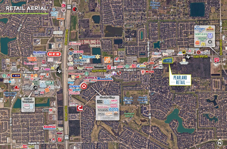 9260 Broadway St, Pearland, TX à louer - Photo du bâtiment - Image 2 de 3
