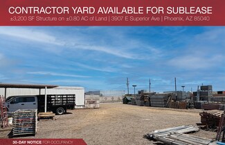 Plus de détails pour 3907 E Superior Ave, Phoenix, AZ - Industriel à louer