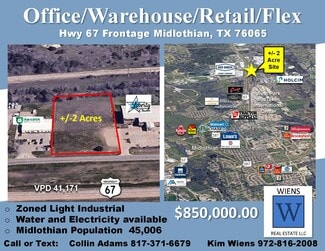 More details for TBD Highway 67, Midlothian, TX - Land for Sale