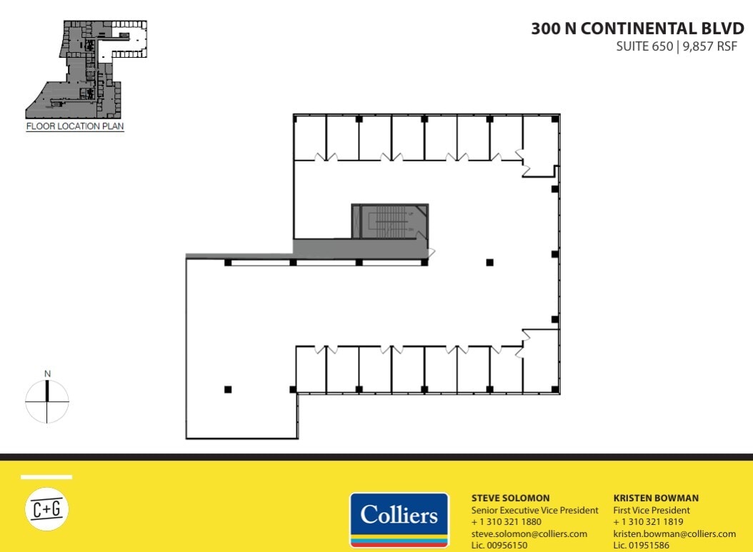 300 Continental Blvd, El Segundo, CA for lease Floor Plan- Image 1 of 1