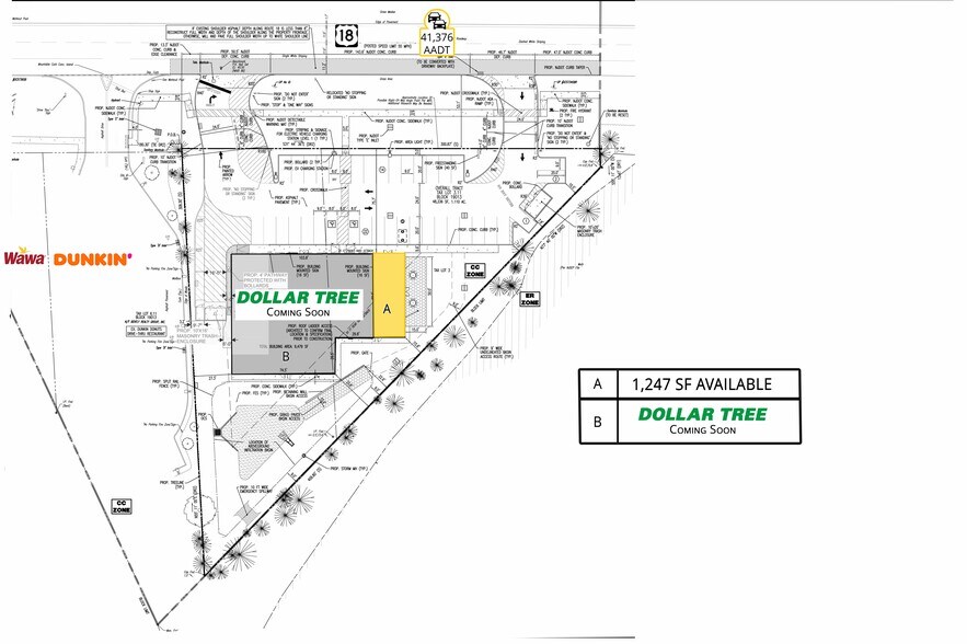 1451 Route 18, Old Bridge, NJ à louer - Photo du bâtiment - Image 3 de 6