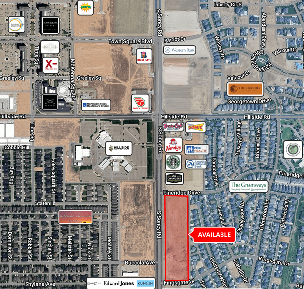 Soncy South of Pineridge, Amarillo, TX for sale - Building Photo - Image 1 of 2