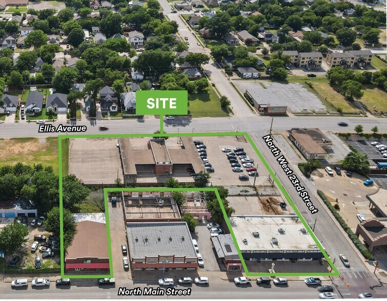 2225-2245 N Main St, Fort Worth, TX à louer - Aérien - Image 2 de 5