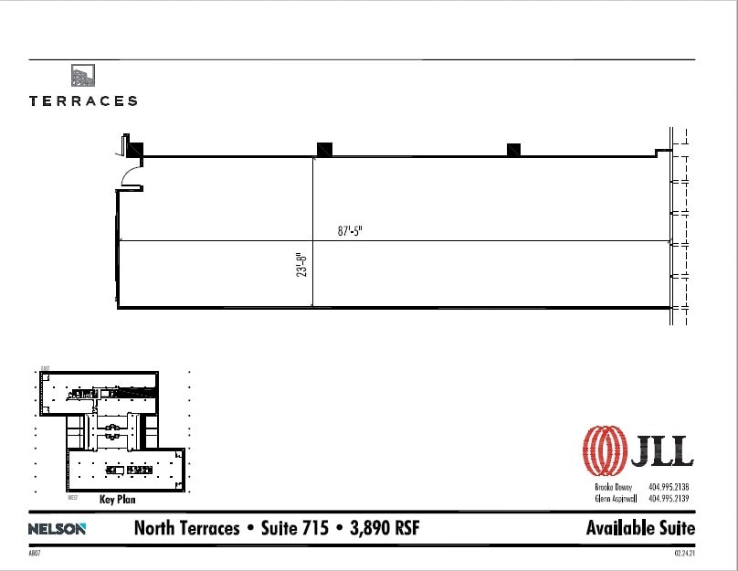 400 Perimeter Center Ter, Atlanta, GA for lease Floor Plan- Image 1 of 3