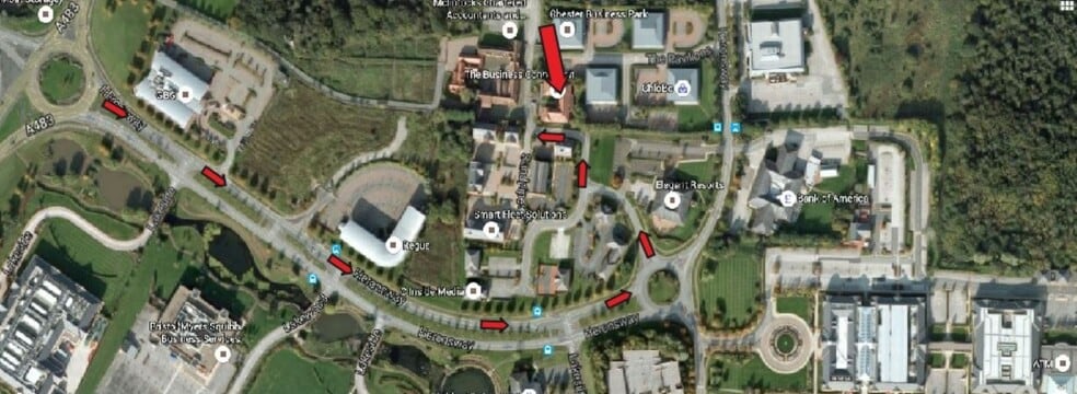 Wrexham Rd, Chester for lease - Aerial - Image 2 of 9