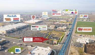 Swc Pacheco Boulevard & Ortigalita Rd, Los Banos, CA - AÉRIEN Vue de la carte - Image1