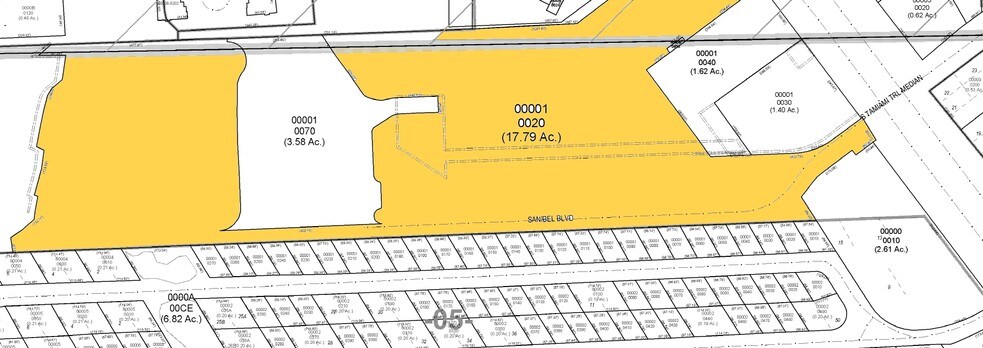 18990-19100 S Tamiami Trl, Fort Myers, FL à louer - Plan cadastral - Image 2 de 9