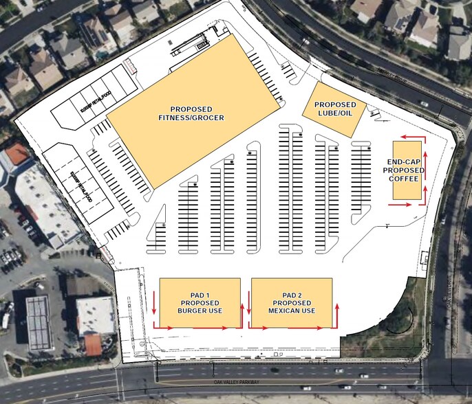 NWC Oak Valley Pkwy & Oak View Dr, Beaumont, CA à louer - Photo du bâtiment - Image 3 de 4