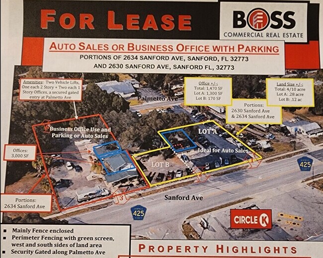 Plus de détails pour 2634 Sanford Ave, Sanford, FL - Commerce de détail à louer