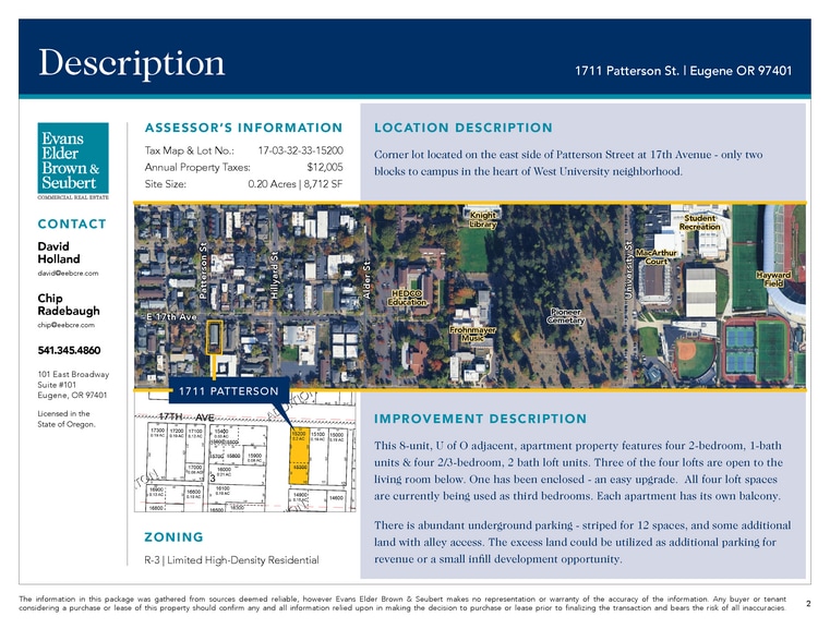 1711 Patterson St, Eugene, OR for sale - Building Photo - Image 3 of 21