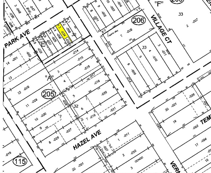 366-368 Park Ave, Glencoe, IL for lease - Plat Map - Image 2 of 20