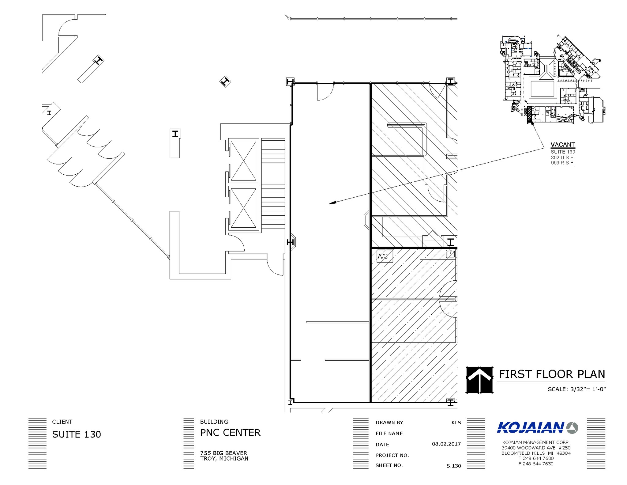 755 W Big Beaver Rd, Troy, MI for lease Floor Plan- Image 1 of 1
