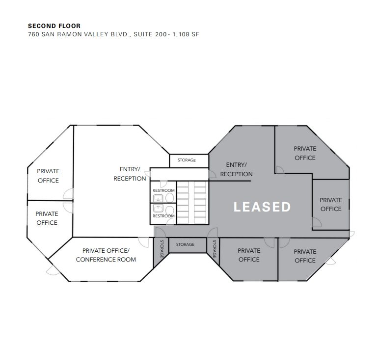 760 San Ramon Valley Blvd, Danville, CA for lease Floor Plan- Image 1 of 1