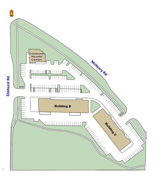 250-294 Mchenry Rd, Wheeling, IL à louer - Plan de site - Image 2 de 16