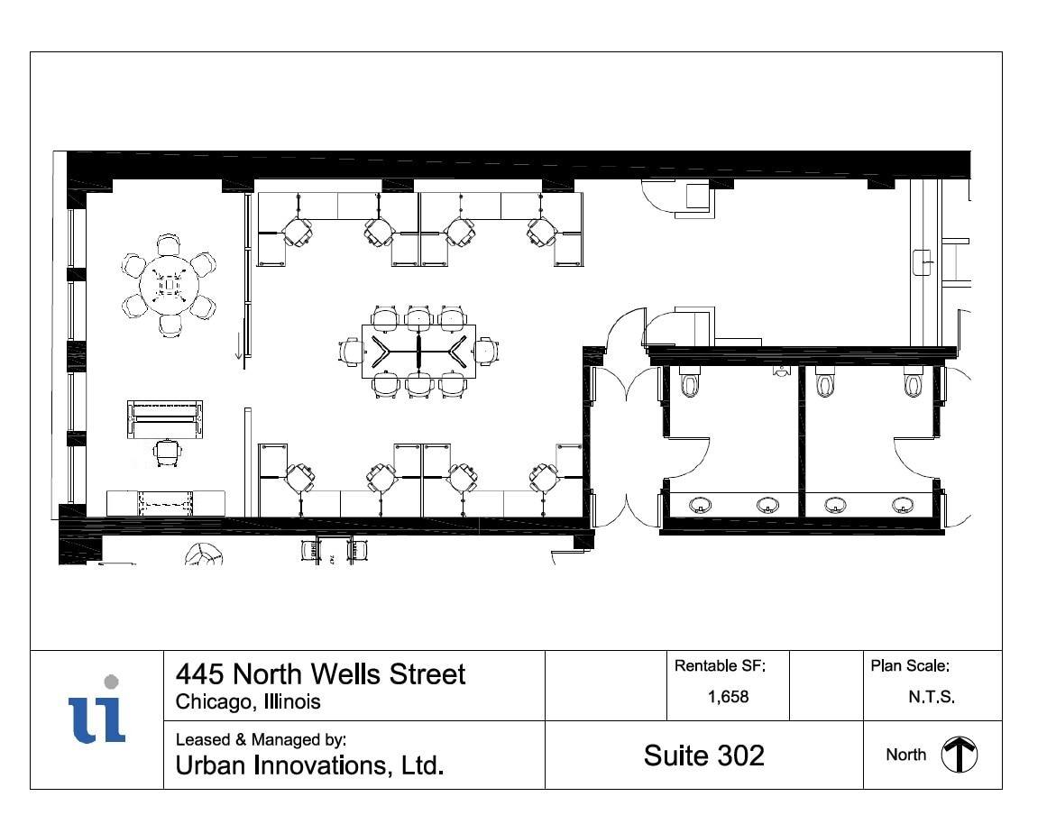 445 N Wells St, Chicago, IL for lease Floor Plan- Image 1 of 1