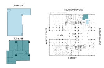 400-444 N Capitol St NW, Washington, DC à louer Plan d’étage- Image 1 de 1