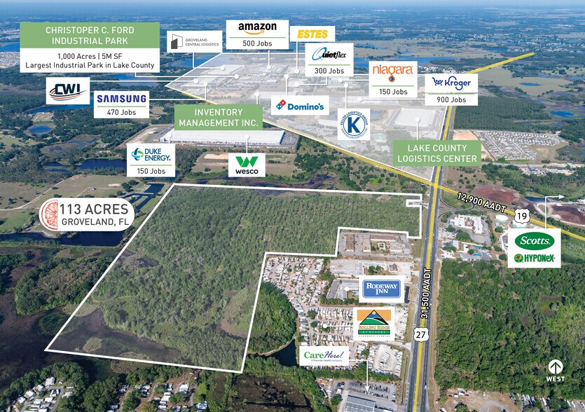 20425 U.S. 27, Groveland, FL à vendre - Aérien - Image 2 de 5