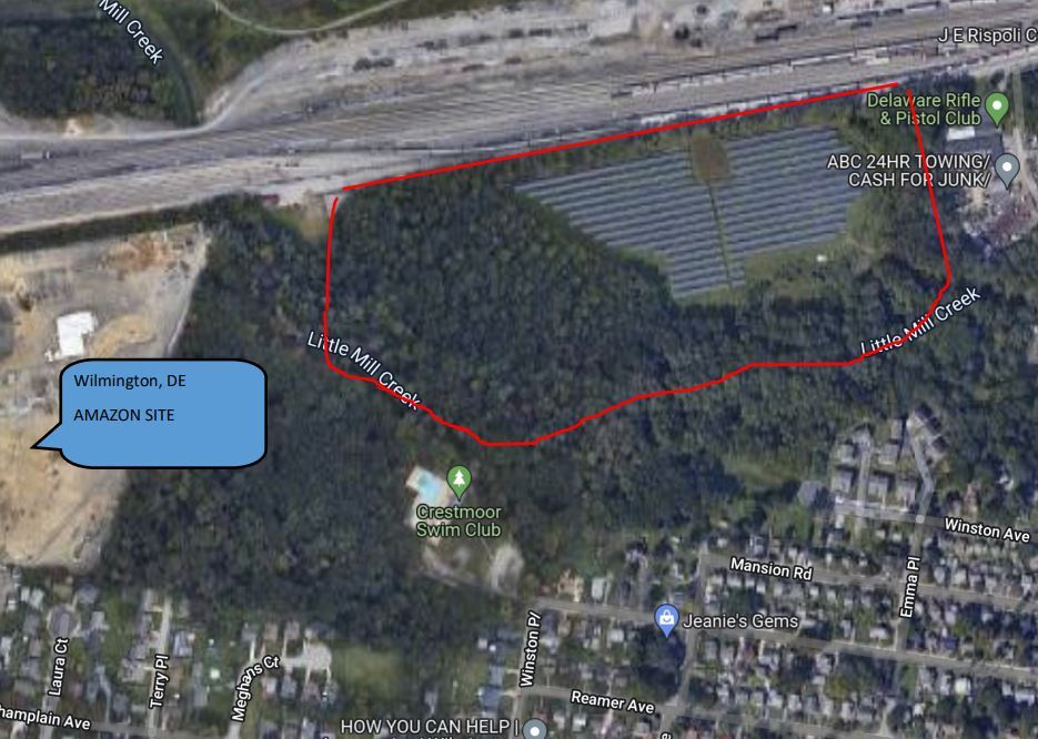 B & O Ln, Elsmere, DE à vendre Aérien- Image 1 de 3