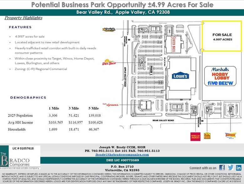 Apple Valley Rd, Apple Valley, CA for sale - Building Photo - Image 2 of 7