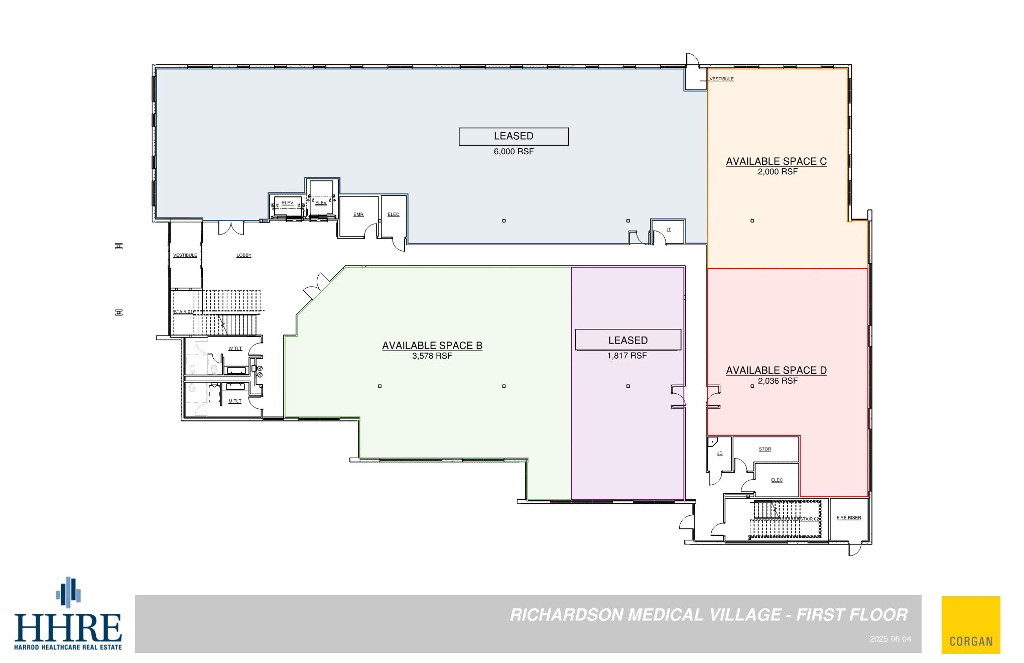 3261 E. President George Bush Hwy, Richardson, TX à louer Plan d’étage- Image 1 de 1