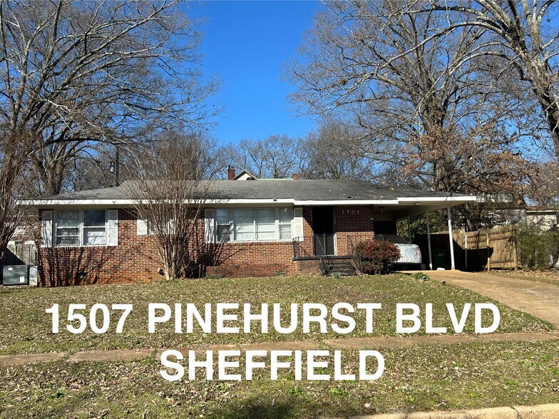 1507 Pinehurst Blvd, Sheffield, AL for sale - Primary Photo - Image 1 of 1