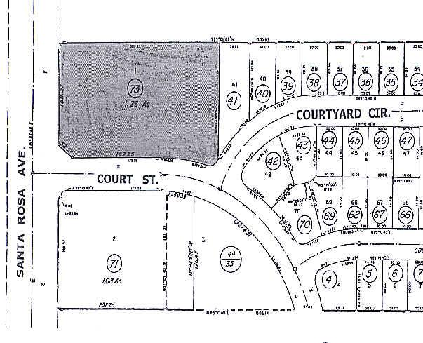 2908 Santa Rosa Ave, Santa Rosa, CA for lease - Plat Map - Image 3 of 3