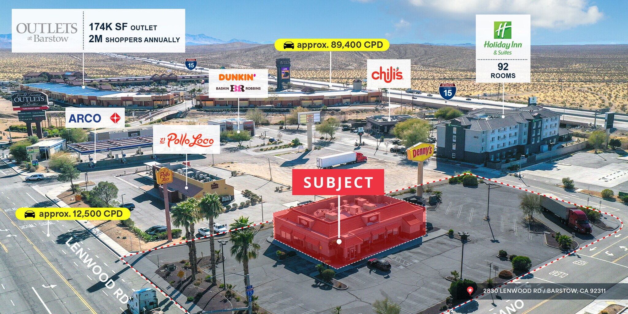 2830 Lenwood Rd, Barstow, CA à louer Photo du bâtiment- Image 1 de 5