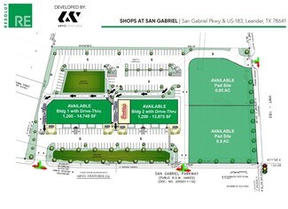 Plus de détails pour San Gabriel Pkwy & US-183, Leander, TX - Terrain à vendre