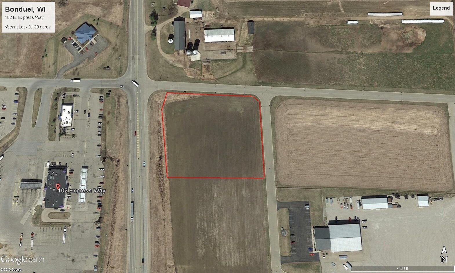102 E Express Way, Bonduel, WI à vendre Photo du bâtiment- Image 1 de 7
