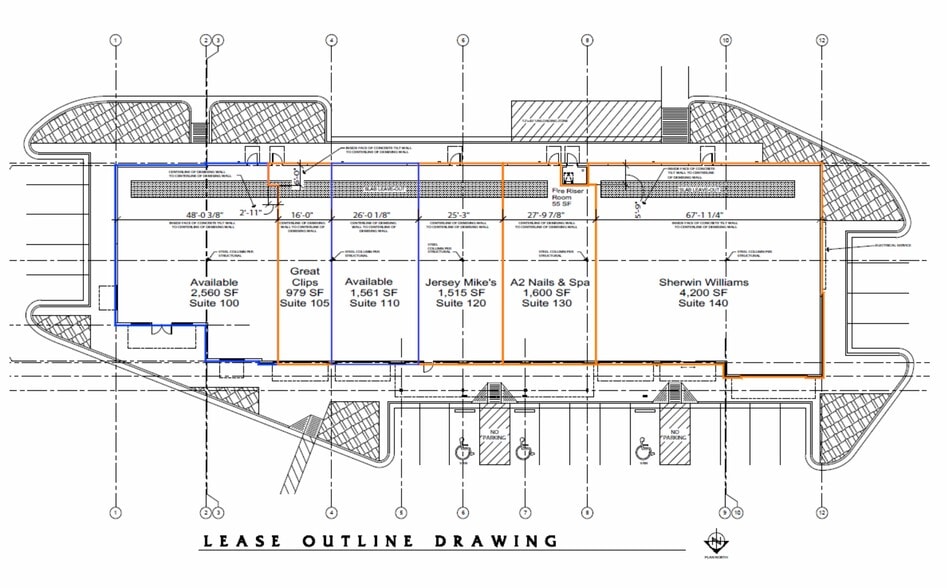 1455 E Main St, Fredericksburg, TX à louer - Plan d’étage - Image 2 de 4
