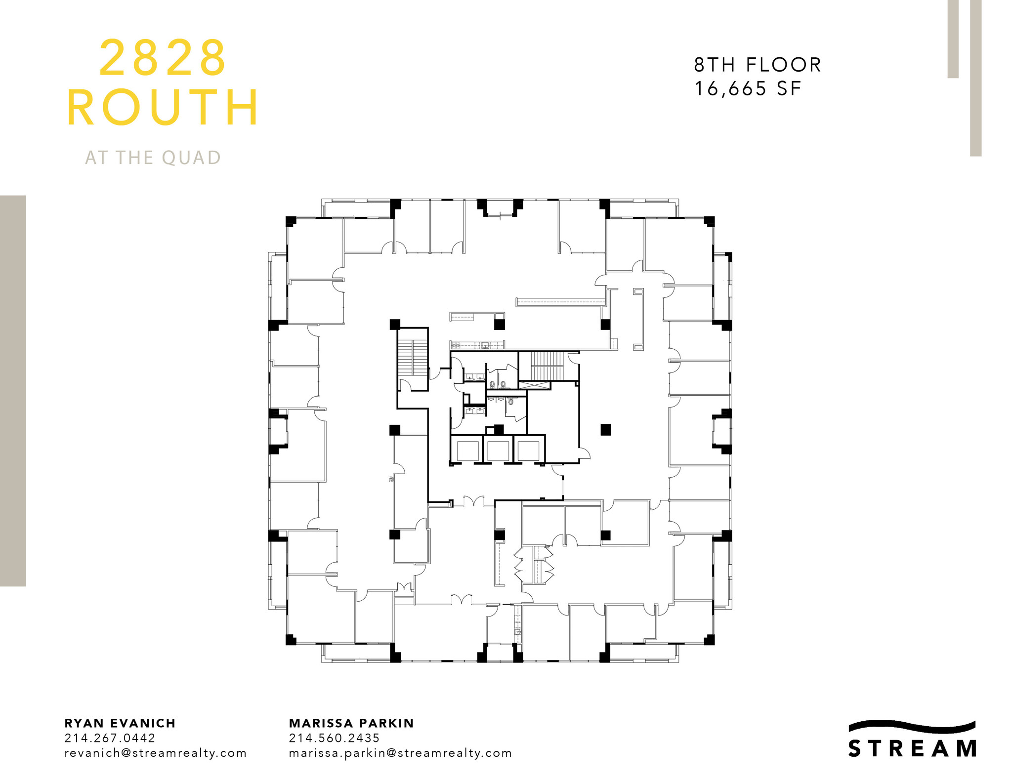 2828 Routh St, Dallas, TX for lease Floor Plan- Image 1 of 1