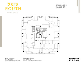 2828 Routh St, Dallas, TX for lease Floor Plan- Image 1 of 1