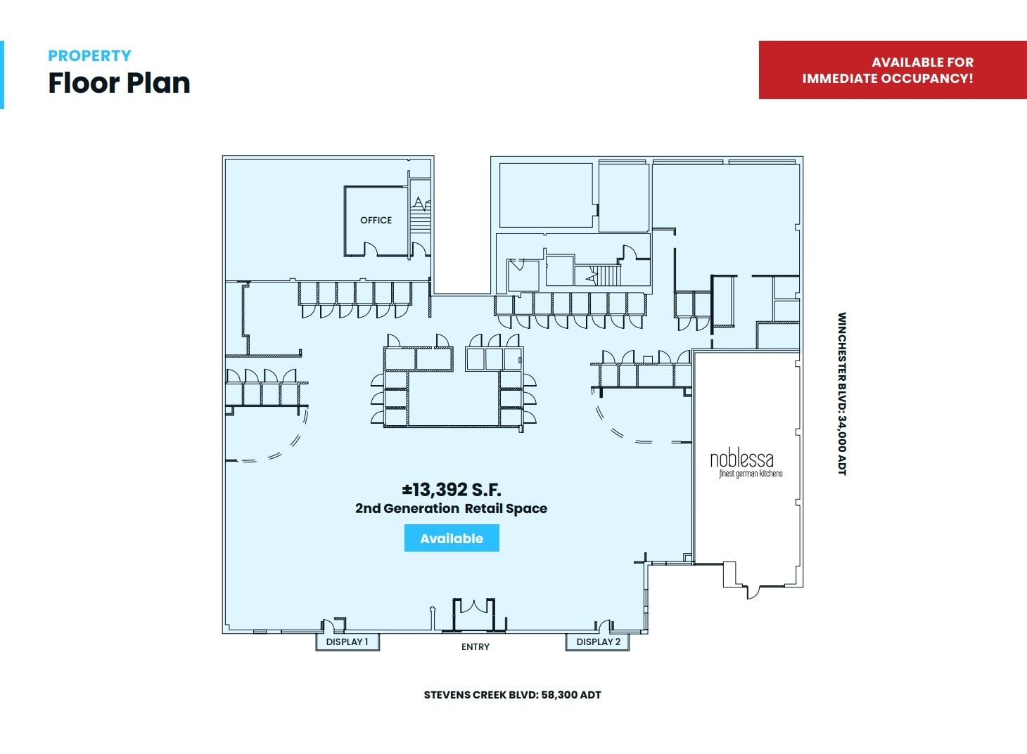 3109-3111 Stevens Creek Blvd, San Jose, CA for lease Floor Plan- Image 1 of 1