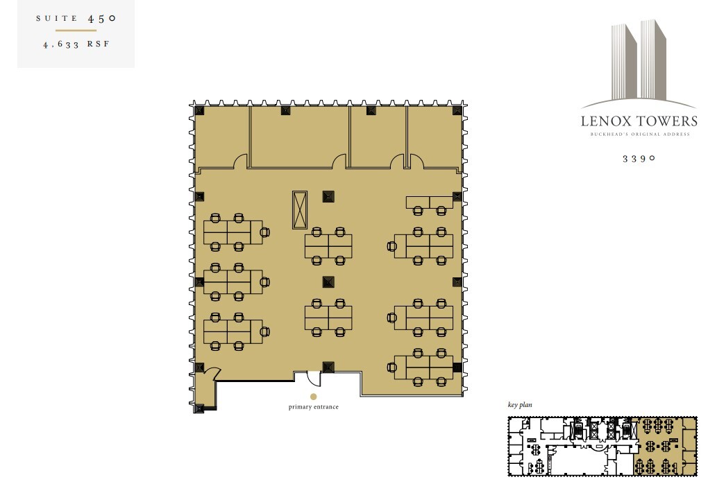 3400 Peachtree Rd NE, Atlanta, GA for lease Floor Plan- Image 1 of 1