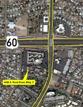 4450 S Rural Rd, Tempe, AZ - aerial  map view