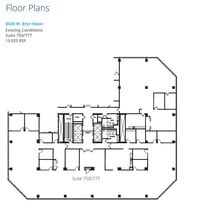 8410 W Bryn Mawr Ave, Chicago, IL à louer Plan d’étage- Image 2 de 2