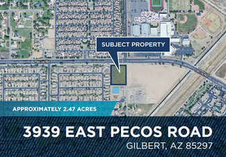 Plus de détails pour 3939 E Pecos Rd, Gilbert, AZ - Terrain à vendre