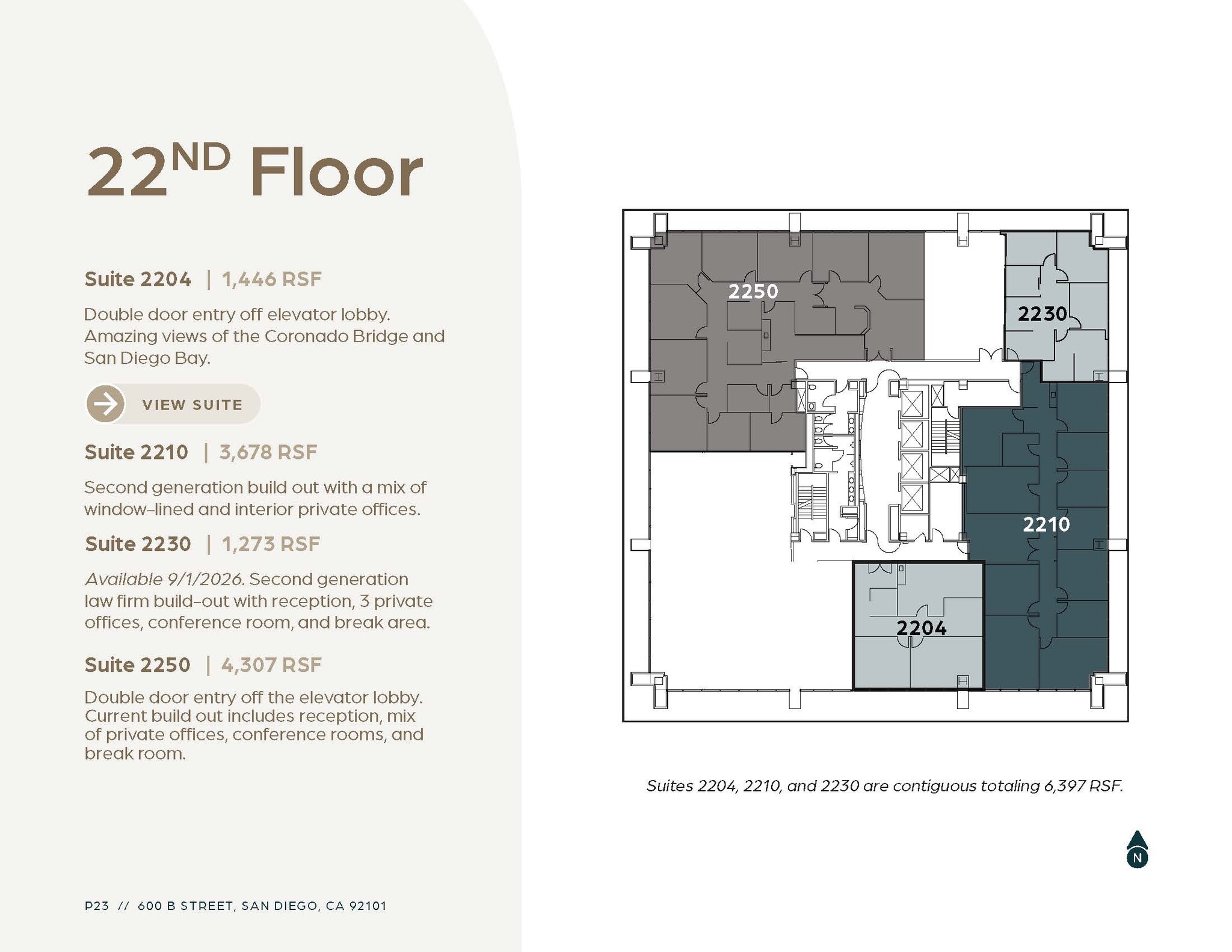 600 B St, San Diego, CA for lease Floor Plan- Image 1 of 1
