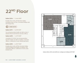 600 B St, San Diego, CA for lease Floor Plan- Image 1 of 1