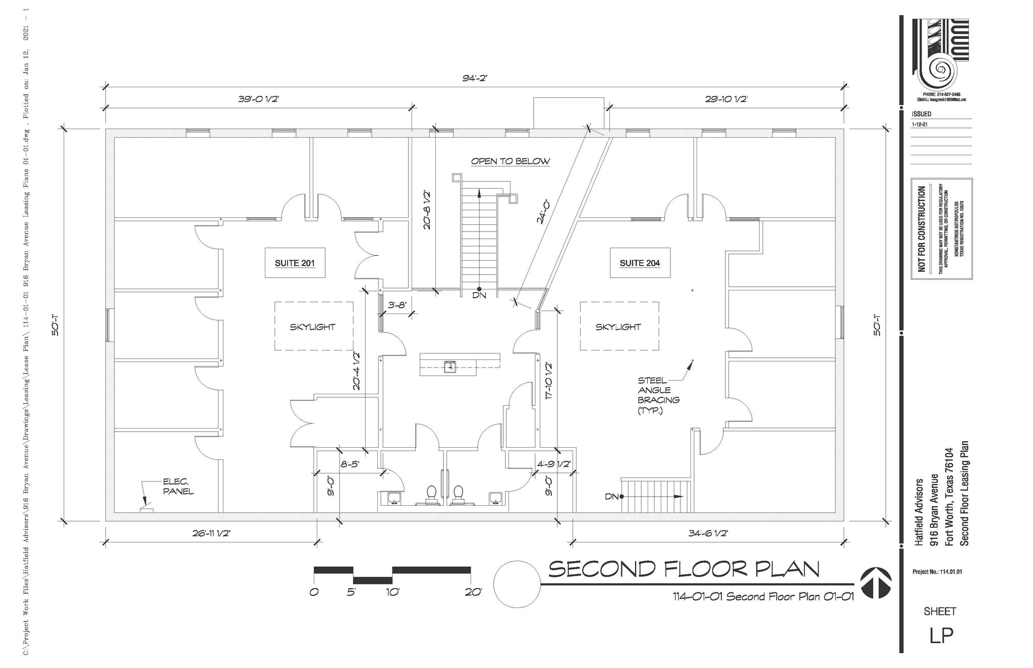 916 Bryan Ave, Fort Worth, TX for lease Floor Plan- Image 1 of 2