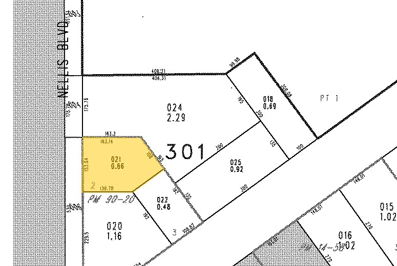 N Nellis Blvd, Las Vegas, NV à louer - Plan cadastral - Image 3 de 4