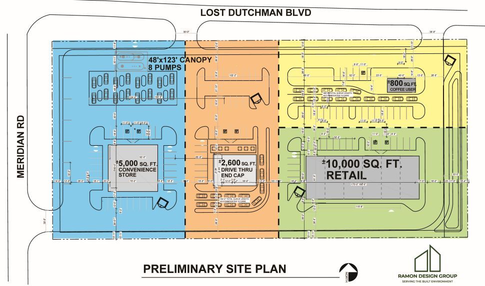 SEC Meridian & Lost Dutchman, Apache Junction, AZ à vendre - Plan de site - Image 2 de 5