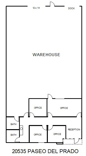 20515-20545 Paseo Del Prado, Walnut, CA for lease Floor Plan- Image 1 of 1