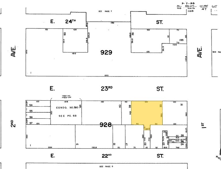 340 E 23rd St, New York, NY à vendre - Plan cadastral - Image 2 de 5
